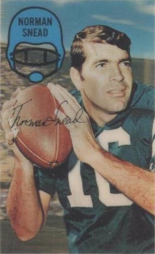 1970 Kellogg's 3-D Super Stars Norm Snead #9