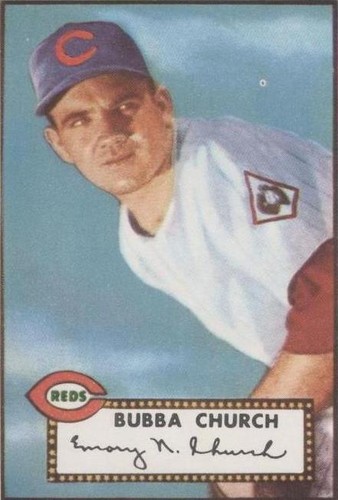 1983 Topps 1952 Reprint Series - Bubba Church #323