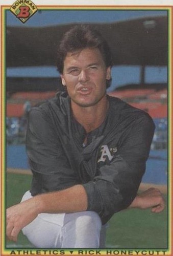 1990 Bowman - Rick Honeycutt #450