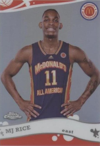 2022 Topps Chrome McDonald's All American - MJ Rice #2K6-3