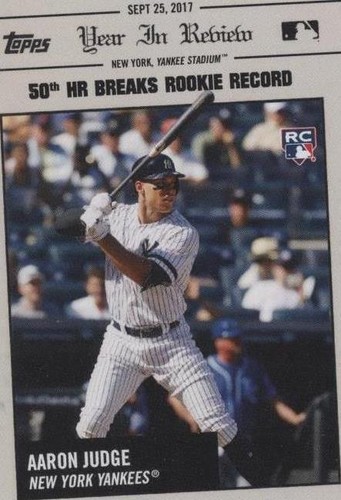 2017 Topps Throwback Thursday #TBT - Aaron Judge #168