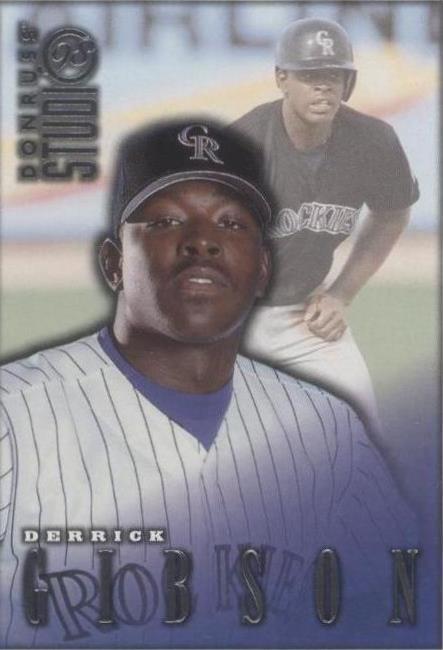 1998 Donruss Studio - Derrick Gibson #125