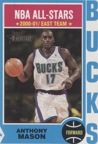 2001-02 Topps Heritage - Anthony Mason #181
