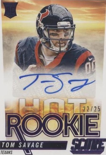 2014 Score Tom Savage #HR-TS