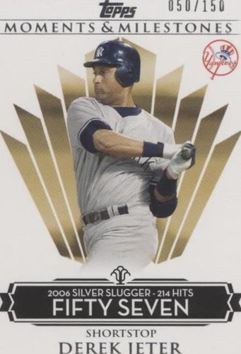 2008 Topps Moments & Milestones - Derek Jeter #57-57
