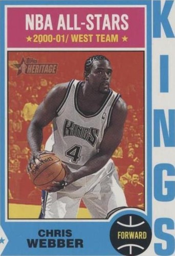 2001-02 Topps Heritage - Chris Webber #260