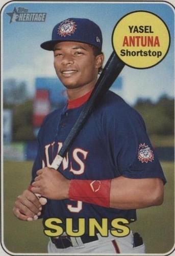 2018 Topps Heritage Minor League Edition - Yasel Antuna #95