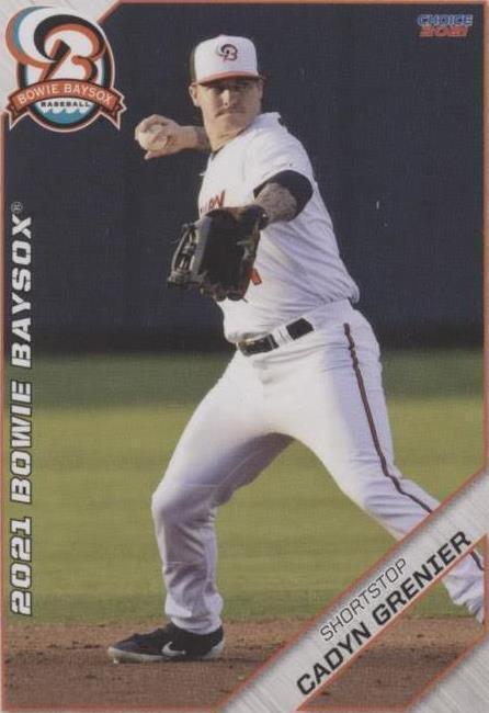 2021 Choice Bowie Baysox - Cadyn Grenier #12