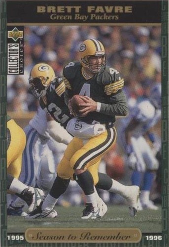 1996 Upper Deck Collector's Choice Green Bay Packers Brett Favre #GB32
