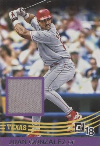 2018 Panini Donruss - Juan González #R84-JG