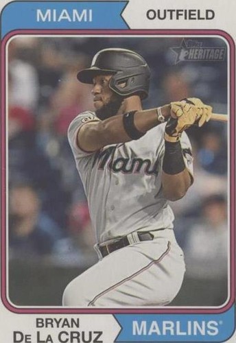 2023 Topps Heritage - Bryan De La Cruz #185