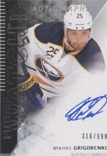 2013-14 SP Authentic - Mikhail Grigorenko #320