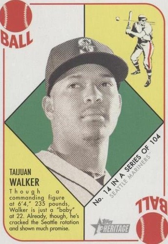 2015 Topps Heritage '51 - Taijuan Walker #14