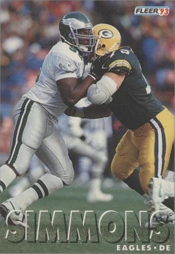 1993 Fleer Clyde Simmons #97