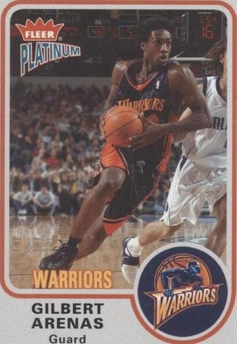 2002-03 Fleer Platinum - Gilbert Arenas #58