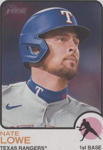 2022 Topps Heritage High Number - Nate Lowe #608