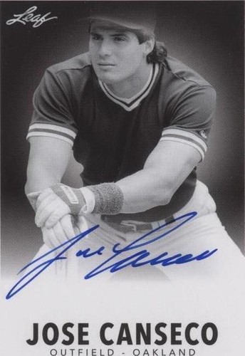 2013 Leaf Memories - Jose Canseco #JC2