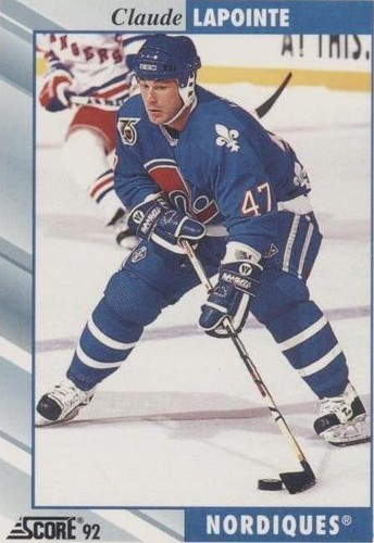 1992-93 Score - Claude Lapointe #219