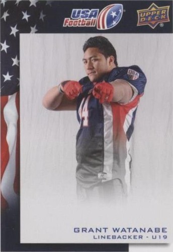2014 Upper Deck USA Football Grant Watanabe #26