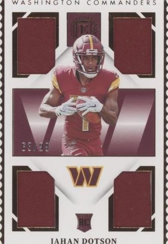 2022 Panini Encased Jahan Dotson #RQM-8