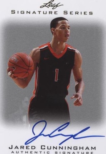2012 Leaf Signature Series - Jared Cunningham #BA-JC2