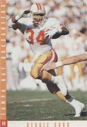 1993 Score Reggie Cobb #8