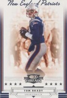 2006 Donruss Threads Tom Brady #63
