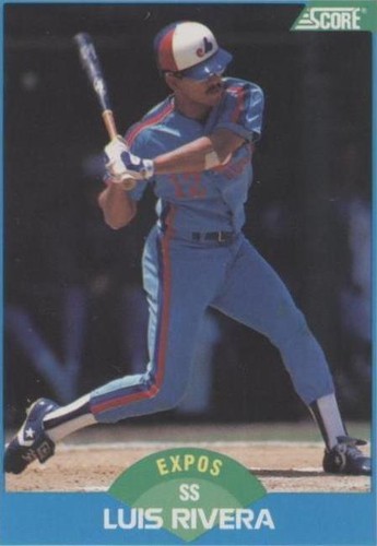 1989 Score - Luis Rivera #169