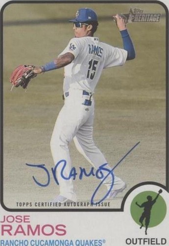 2022 Topps Heritage Minor League Edition - Jose Ramos #ROA-JR