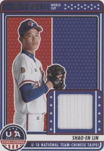 2023 Panini USA Baseball Stars & Stripes - Shao-En Lin #U18-SEL