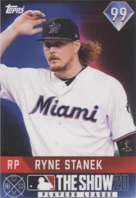 2020 Topps The Show 20 Players League - Ryne Stanek #8