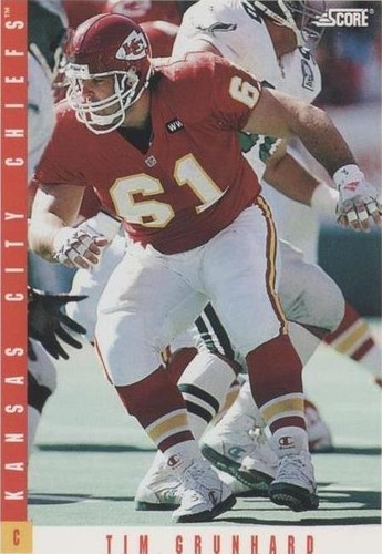 1993 Score Tim Grunhard #89