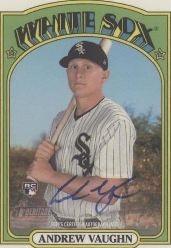 2021 Topps Heritage High Number - Andrew Vaughn #ROA-AV