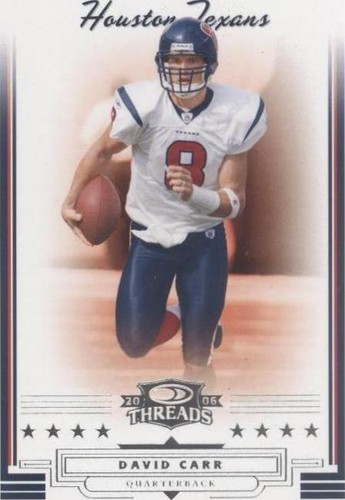 2006 Donruss Threads David Carr #47