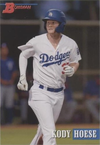 Kody Hoese Autographed Signed 1st Bowman Card LA Dodgers | eBay