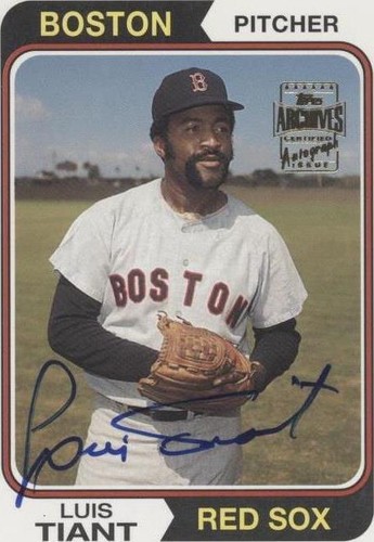 2003 Topps All-Time Fan Favorites - Luis Tiant #FFA-LT