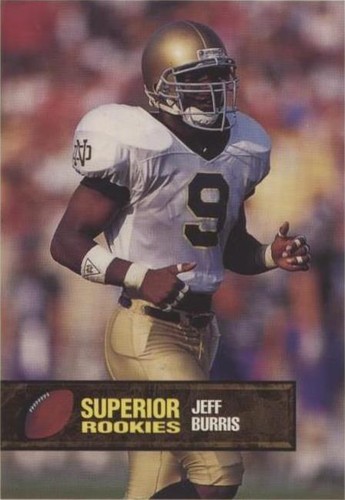 1994 Superior Rookies Jeff Burris #9