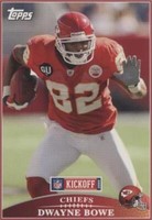 2009 Topps Kickoff Dwayne Bowe #16