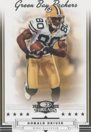2006 Donruss Threads Donald Driver #44