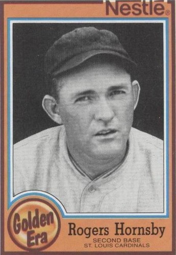1987 Topps Nestlé All-Time Dream Team - Rogers Hornsby #2