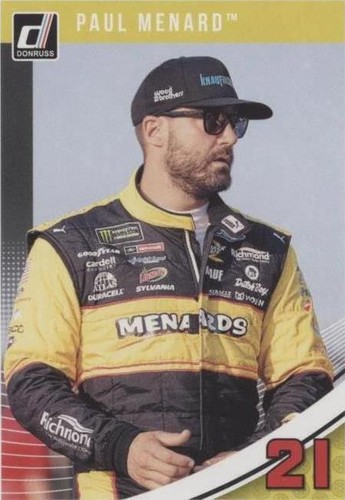 2019 Panini Donruss NASCAR - Paul Menard #77