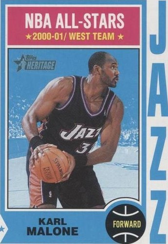 2001-02 Topps Heritage - Karl Malone #200