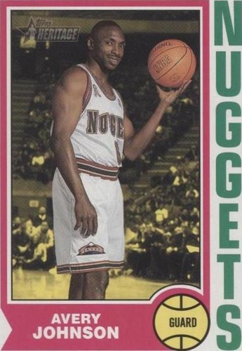 2001-02 Topps Heritage - Avery Johnson #188