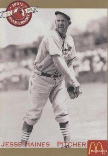1992 Pacific McDonald's St. Louis Cardinals 100th Anniversary - Jesse Haines #17