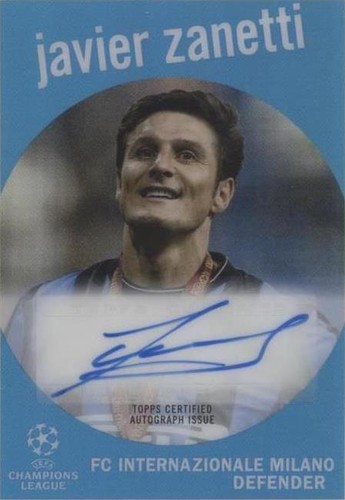 2022-23 Topps Chrome UEFA Club Competitions Javier Zanetti #59-29
