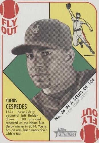 2015 Topps Heritage '51 - Yoenis Cespedes #36