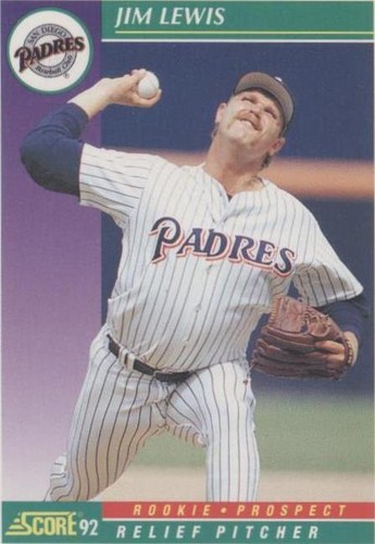 1992 Score - Jim Lewis #852