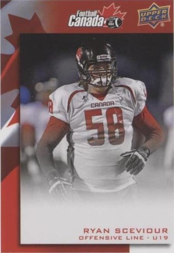 2014 Upper Deck USA Football Ryan Sceviour #C-54