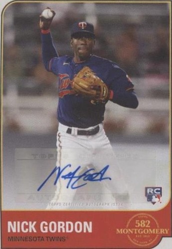2022 Topps 582 Montgomery Club Set 1 - Nick Gordon #10A