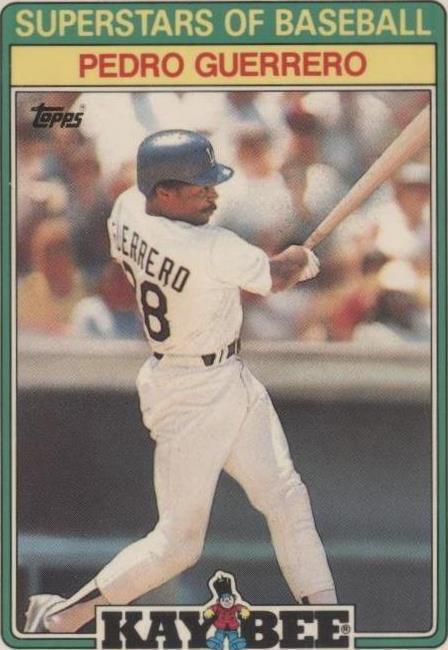 Topps Kay Bee Toys Superstars of Baseball 1988 - Pedro Guerrero #12